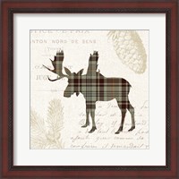 Framed Plaid Lodge IV Tan