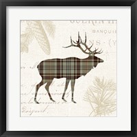 Framed Plaid Lodge III Tan