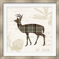 Framed Plaid Lodge II Tan