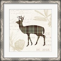 Framed Plaid Lodge II Tan