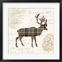 Framed Plaid Lodge I Tan