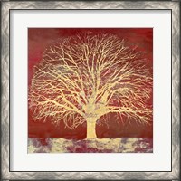Framed Crimson Oak