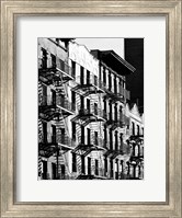 Framed Fire Escapes in Manhattan, NYC