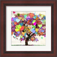 Framed Tree of Love (detail)
