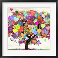 Framed Tree of Love (detail)