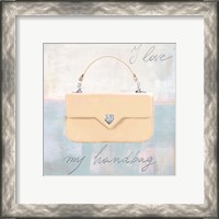 Framed 'I Love my Handbag' border=