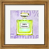 Framed '100% Femme' border=