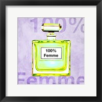 Framed '100% Femme' border=