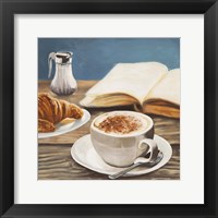 Framed Cappuccino & Book