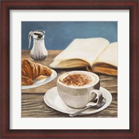 Framed Cappuccino & Book