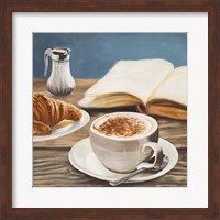 Framed Cappuccino & Book