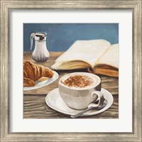 Framed Cappuccino & Book