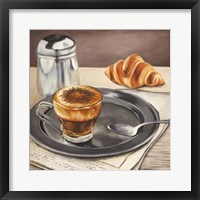 Espresso & News Framed Print