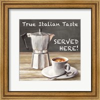 Framed True Italian Taste