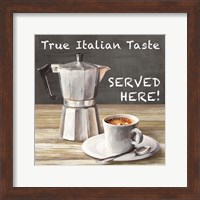 Framed True Italian Taste