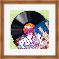 Framed 'Vinyl Club, Pop' border=