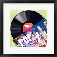 Vinyl Club, Pop Framed Print