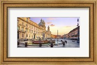Framed Piazza Navona, Roma