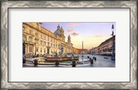 Framed Piazza Navona, Roma
