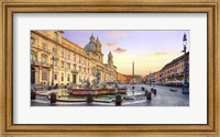 Framed Piazza Navona, Roma