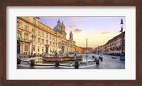 Framed Piazza Navona, Roma