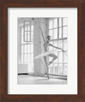 Framed Ballerina Rehearsing