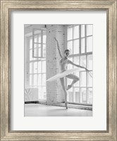 Framed Ballerina Rehearsing