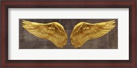 Framed Angel Wings (Gold I)