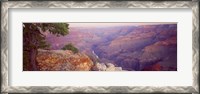 Framed Aerial view of a Valley, Mohave Point, Grand Canyon National Park, Arizona
