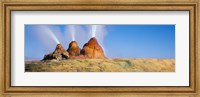 Framed Water Erupting from Rocks, Fly Geyser, Black Rock Desert, Nevada