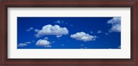 Framed Low angle view of Clouds in the Blue Sky, White Sands, New Mexico