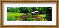 Framed Trees around a Watermill, Mabry Mill, Blue Ridge Parkway, Floyd County, Virginia