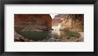 Framed Kayakers in Colorado River, Grand Canyon National Park, Arizona