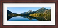 Framed Prince of Wales Hotel in Waterton Lakes National Park, Alberta, Canada