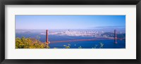 Framed View of the Golden Gate Bridge, San Francisco, California