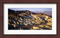 Framed Zabriskie Point, Death Valley, California