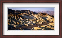 Framed Zabriskie Point, Death Valley, California