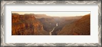 Framed River passing through Toroweap Point, Grand Canyon National Park, Arizona