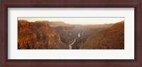 Framed River passing through Toroweap Point, Grand Canyon National Park, Arizona