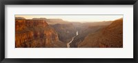 Framed River passing through Toroweap Point, Grand Canyon National Park, Arizona