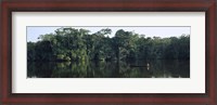 Framed Canoe in Napo River, Oriente, Ecuador