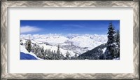 Framed Ski Slopes in Sun Valley, Idaho