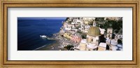 Framed Positano, Amalfi Coast, Salerno, Campania, Italy