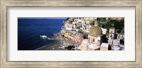 Framed Positano, Amalfi Coast, Salerno, Campania, Italy