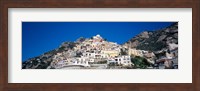 Framed Town on mountains, Positano, Amalfi Coast, Campania, Italy