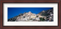 Framed Town on mountains, Positano, Amalfi Coast, Campania, Italy