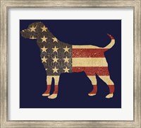 Framed American Dog