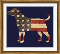 Framed American Dog
