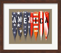 Framed America - Oars
