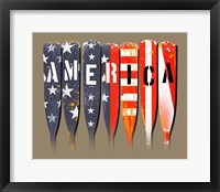 Framed America - Oars